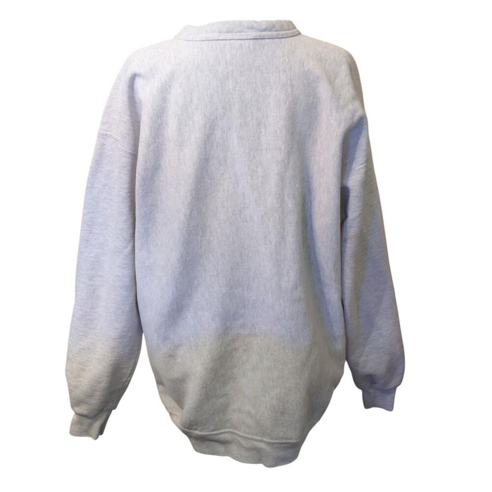 VTG B-Wear Cat Tales Embroidered Cardigan Sweatshirt XL Gray USA Cottagecore - Picture 5 of 7